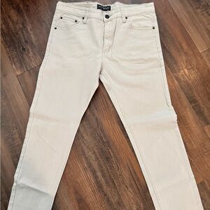 Victorious Premium Jeans 36x32 100% Cotton Light Gray Straight Leg